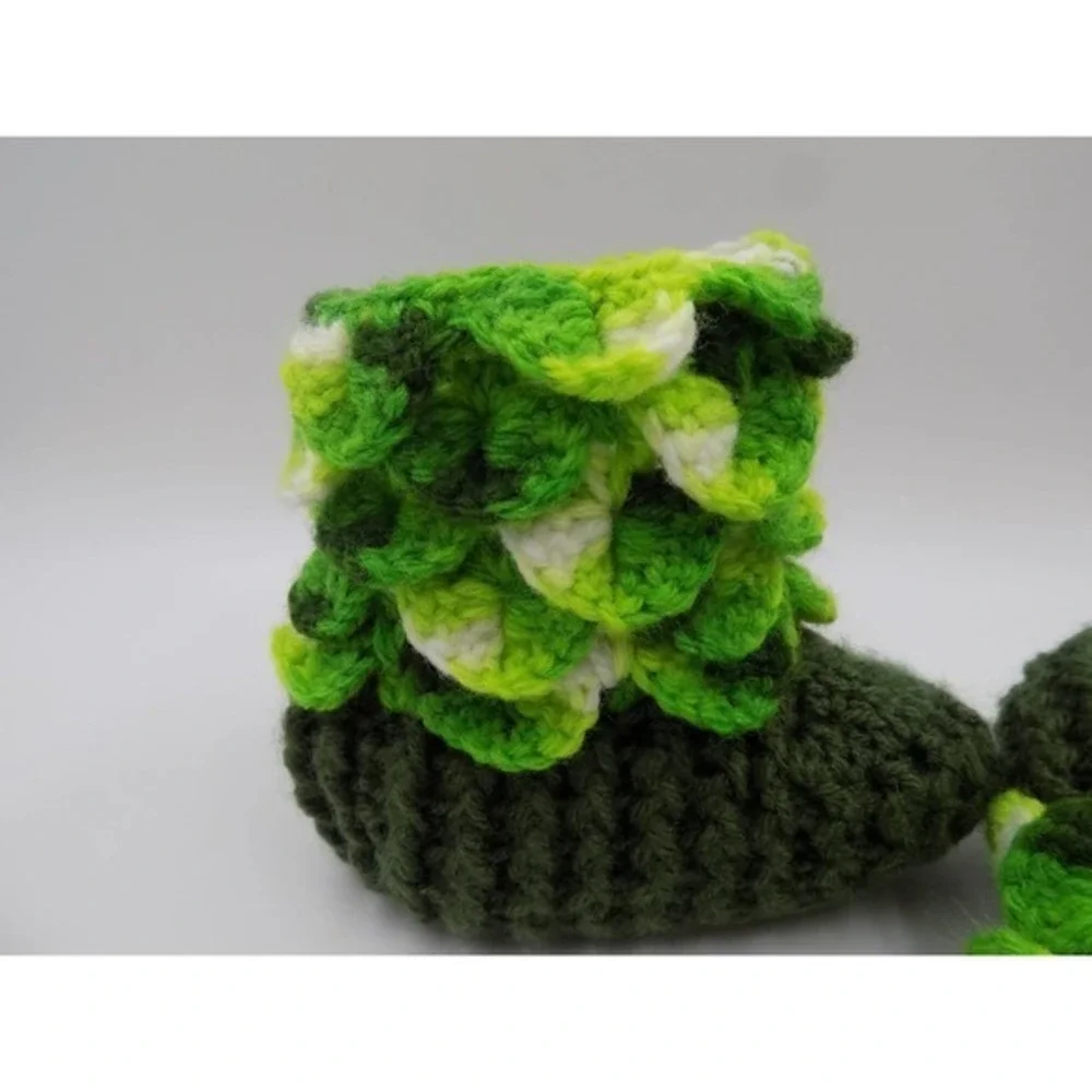 Baby Booties Crocodile Stitch‎ Crochet Baby Shoes